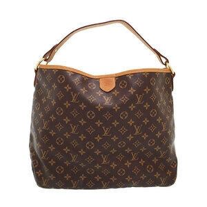 Louis Vuitton Monogram Leather Brown Delightful Semi Shoulder Bag